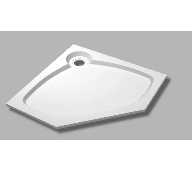 Поддон из искусственного мрамора CEZARES TRAY-S-P-100-56-W, Высота поддона: Низкий, Выбрать размер: 100х100