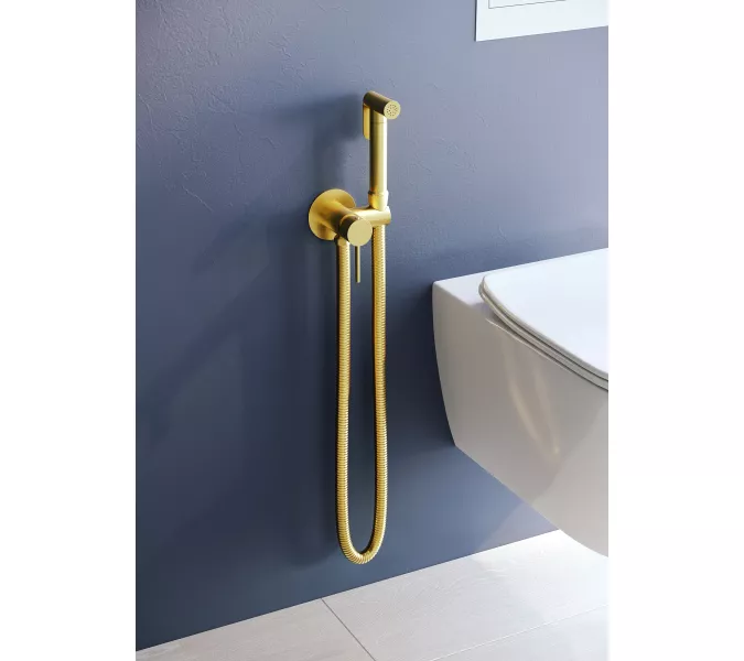 Гигиенический душ со смесителем RGW SP-211Gb, Выбрать цвет: Золото