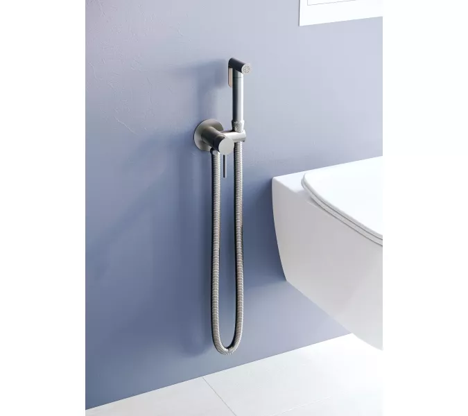 Гигиенический душ со смесителем RGW SP-211Gr, Выбрать цвет: Никель