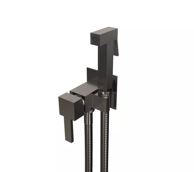 Гигиенический душ со смесителем RGW SP-212Gr, Выбрать цвет: Никель