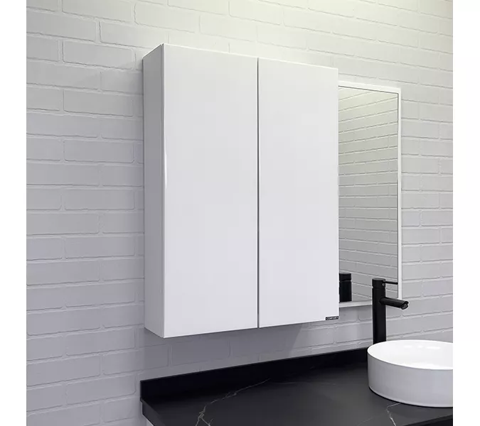 Шкаф подвесной Comforty Лозанна-60 белый глянец