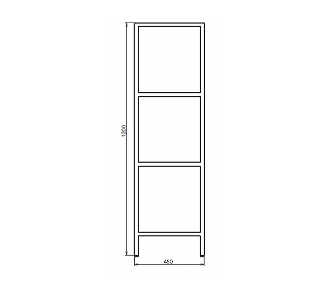 Этажерка Comforty универсальная черная, изображение 2