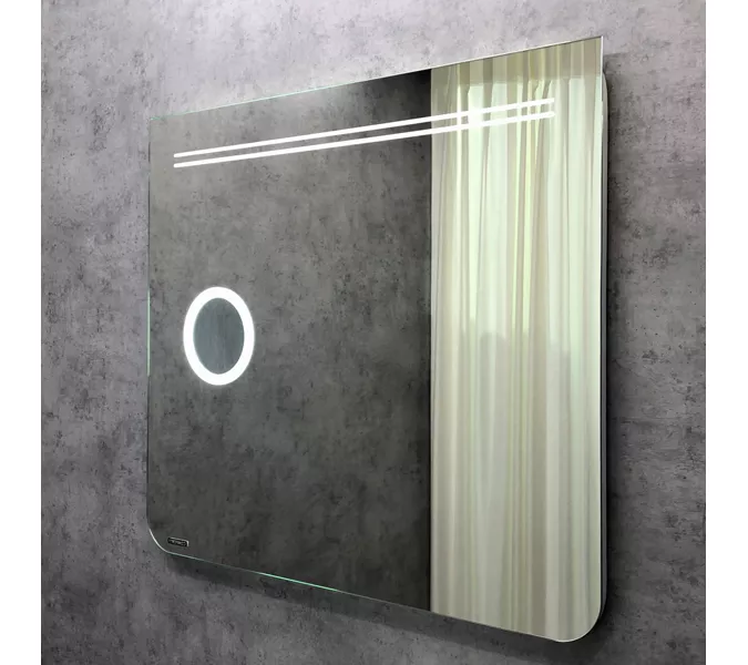 Зеркало Comforty Лондон-90 900*800, LED-подсветка, бесконтактный сенсор