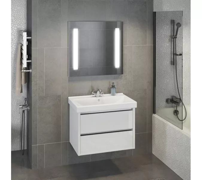 Зеркало Comforty Жасмин LED-подсветка, бесконтактный сенсор, Выбрать размер: 75, изображение 5