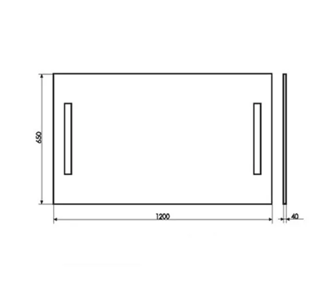 Зеркало Comforty Жасмин LED-подсветка, бесконтактный сенсор, Выбрать размер: 120, изображение 6
