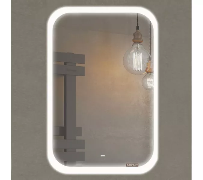 Зеркало Comforty Пион 60 светодиодная подсветка, бесконтактный сенсор 600*800