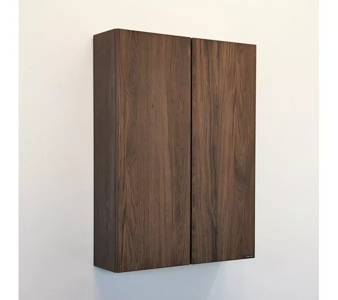 Шкаф подвесной Comforty Порто-50 дуб темно-коричневый, Выбрать цвет: Дуб темно-коричневый