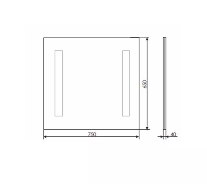 Зеркало Comforty Жасмин LED-подсветка, бесконтактный сенсор, Выбрать размер: 75, изображение 8