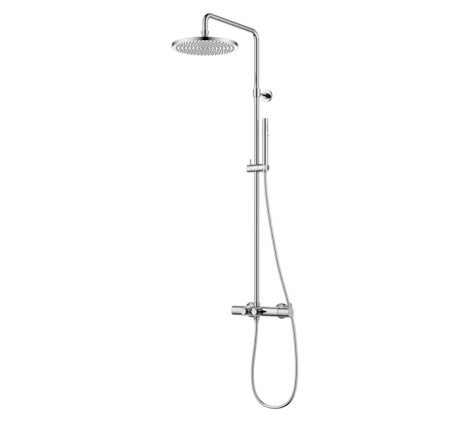 Душевая стойка CEZARES ECO-CD-T-01 термостат, Выбрать цвет: Хром