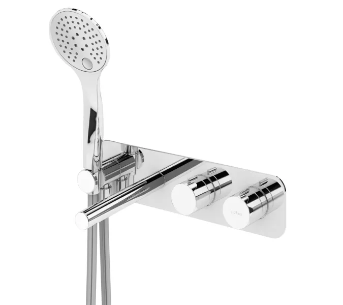 Встраиваемый термостатический смеситель для ванны и душа однорычажный CEZARES CZR-B-VDM1-T-NOP