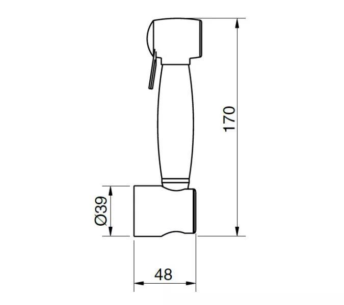 Гигиенический душ CEZARES ATLANTIS-U-IFS-03/24, изображение 5