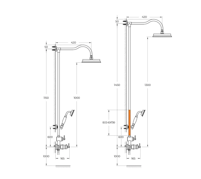 Душевая стойка CEZARES LIBERTY-F-CD-T-01, изображение 3