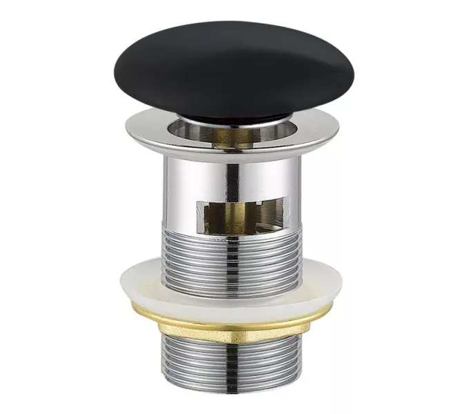 Донный клапан с переливом CEZARES CZR-SAT7-NERO