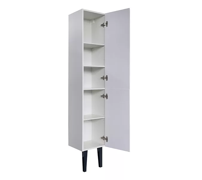 Шкаф-колонна Comforty Империя-35 белый глянец, изображение 3