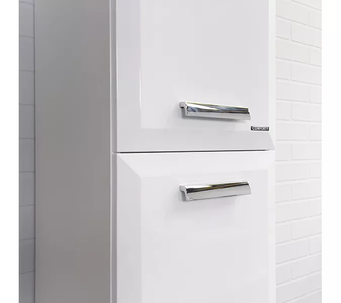 Шкаф-колонна Comforty Империя-35 белый глянец, изображение 4