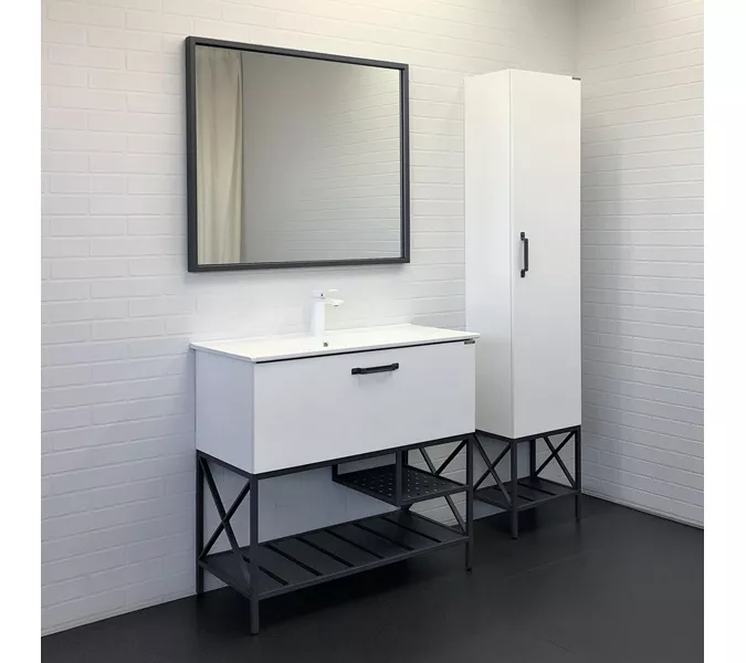 Зеркало Comforty Бредфорд  серый графит, Выбрать размер: 90, изображение 2