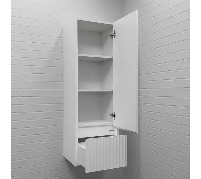 Шкаф-колонна Comforty Марсель-40 белая матовая, изображение 2