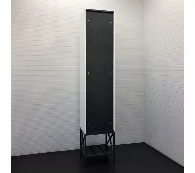 Шкаф-колонна Comforty Бредфорд-40 белый/графит, изображение 4