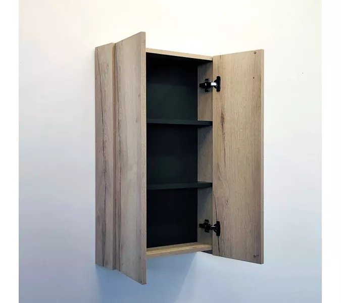 Шкаф подвесной Comforty Порто-50 дуб дымчатый, Выбрать цвет: Дуб дымчатый, изображение 2