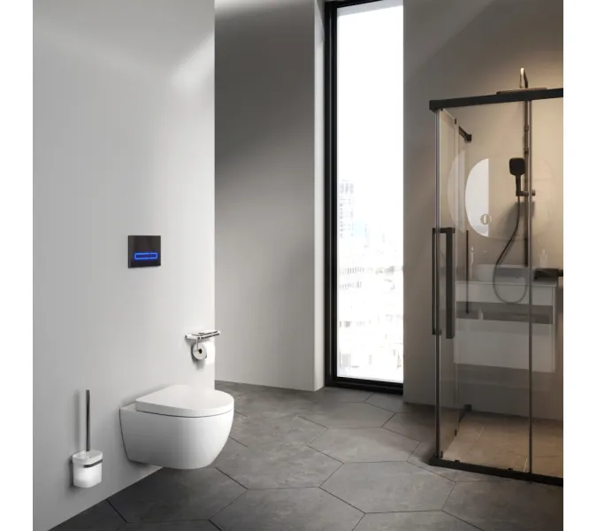 Унитаз подвесной AM.PM Awe C111738WH c сиденьем микролифт, белый, изображение 4