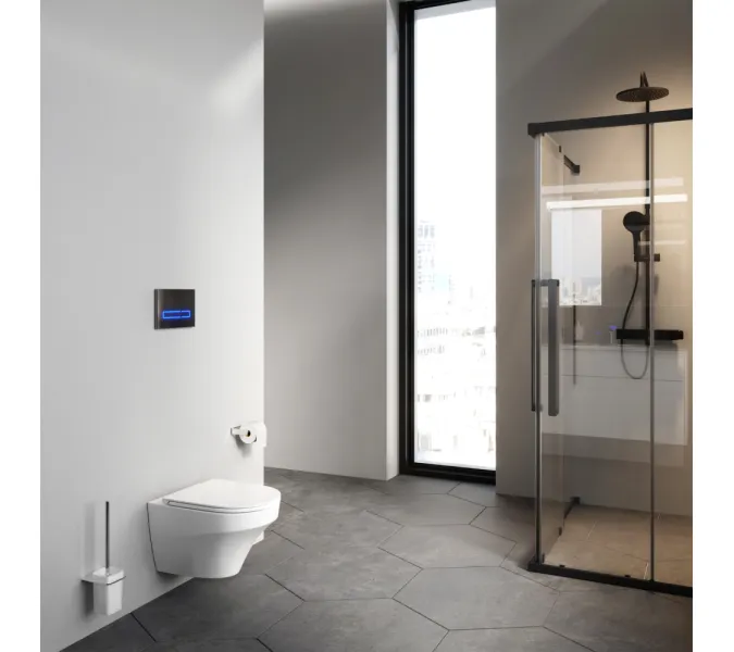 Унитаз подвесной AM.PM Inspire C501700WH безободковый c сид. микролифт, белый, изображение 5