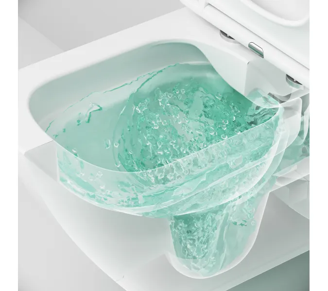 AM.PM Spirit V2.0 Square подвесной унитаз FlashClean с сиденьем микролифт, изображение 8