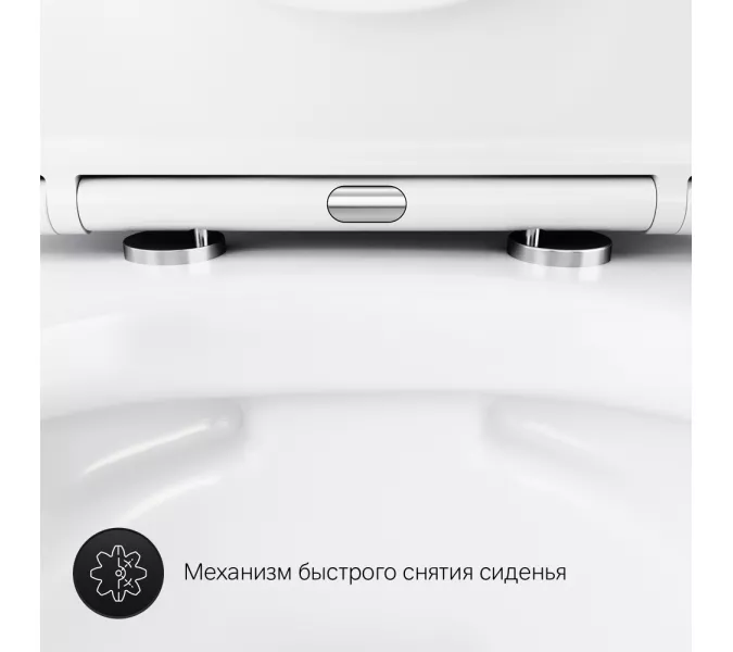 AM.PM Sense подвесной унитаз FlashClean с сиденьем микролифт, изображение 12