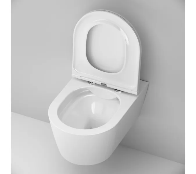 Унитаз подвесной AM.PM Func  безободковый с сиденьем микролифт, изображение 5