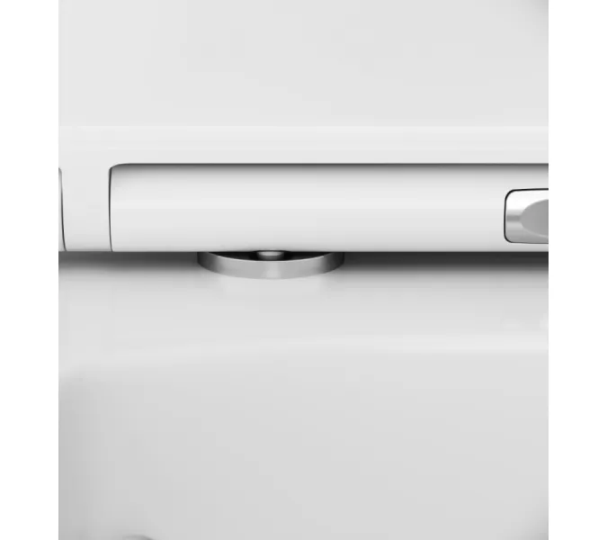 Унитаз подвесной безободковый с инсталляцией AM.PM Inspire 2.0 сиденьем микролифт, белой пневм. клавишей, изображение 7