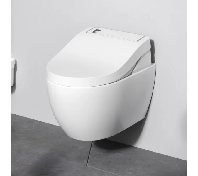 AM.PM Awe подвесной унитаз с электронной крышкой биде Clean Care, изображение 3