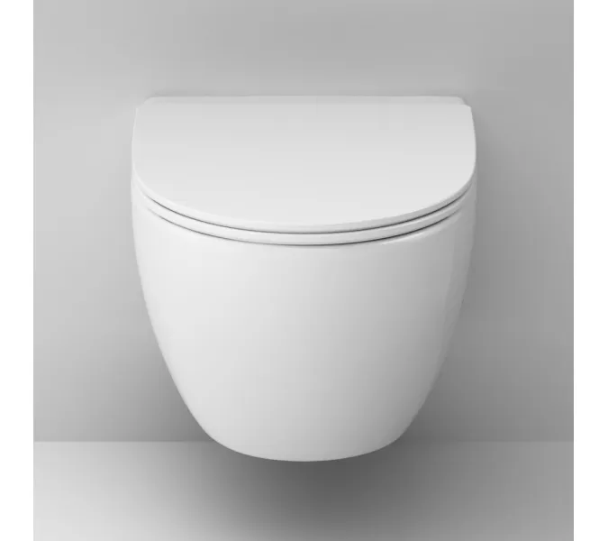 Унитаз подвесной AM.PM Awe C111700WH безободковый c сиденьем микролифт, белый, изображение 7