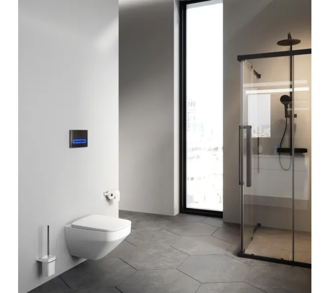 Унитаз подвесной AM.PM Inspire 2.0  безободковый с сиденьем микролифт, белый матовый, изображение 11