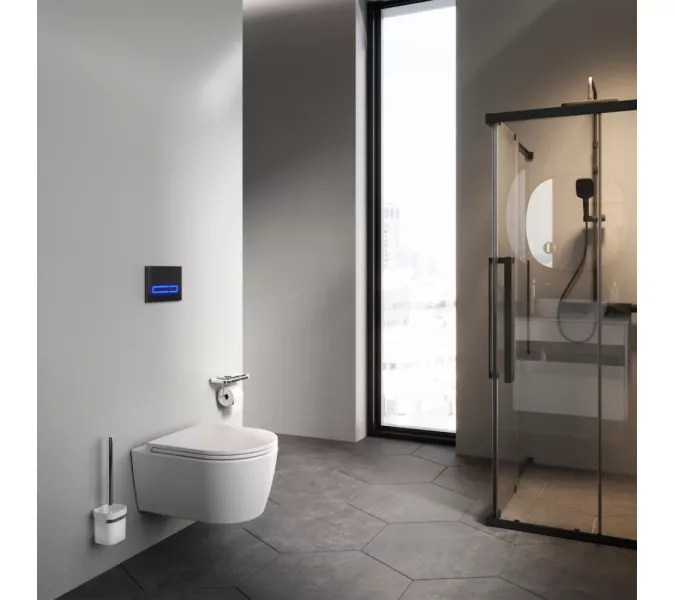 AM.PM Func подвесной унитаз 49 см FlashClean с сиденьем микролифт, бел мат, изображение 4