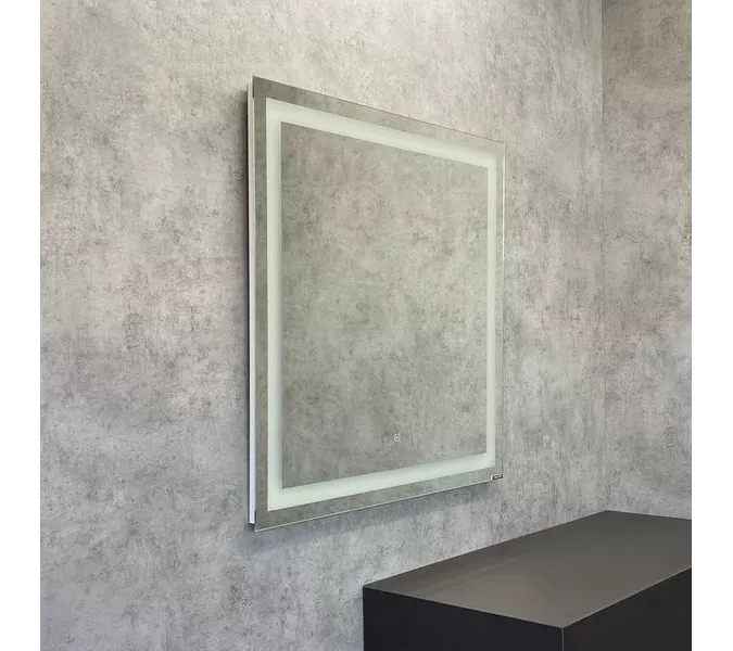 Зеркало Comforty Квадрат 75/90 светодиодная лента, бесконтактный сенсор, Выбрать размер: 75, изображение 5