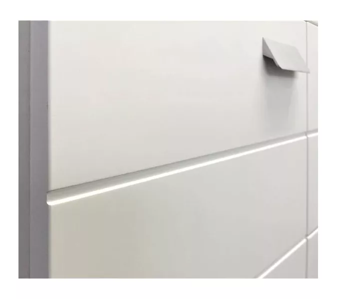 COMFORTY. Тумба-умывальник "Модена М-60/75/90" белая матовая  с раковиной Quadro, Выбрать размер: 75, Выбрать цвет: Белый глянец, Комплектация: раковина Quadro 75, изображение 3