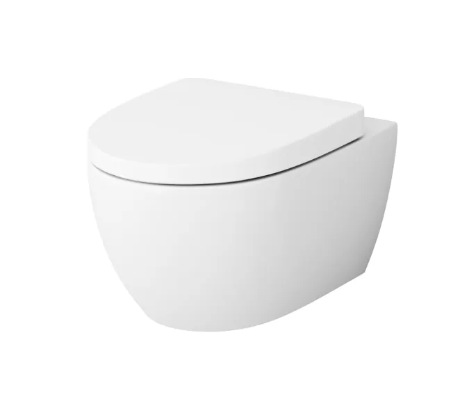 Унитаз подвесной AM.PM Awe C111738WH c сиденьем микролифт, белый