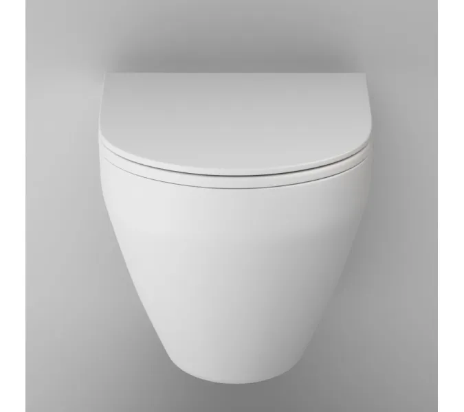AM.PM Spirit V2.0 подвесной унитаз FlashClean с сиденьем микролифт, бел мат, изображение 7
