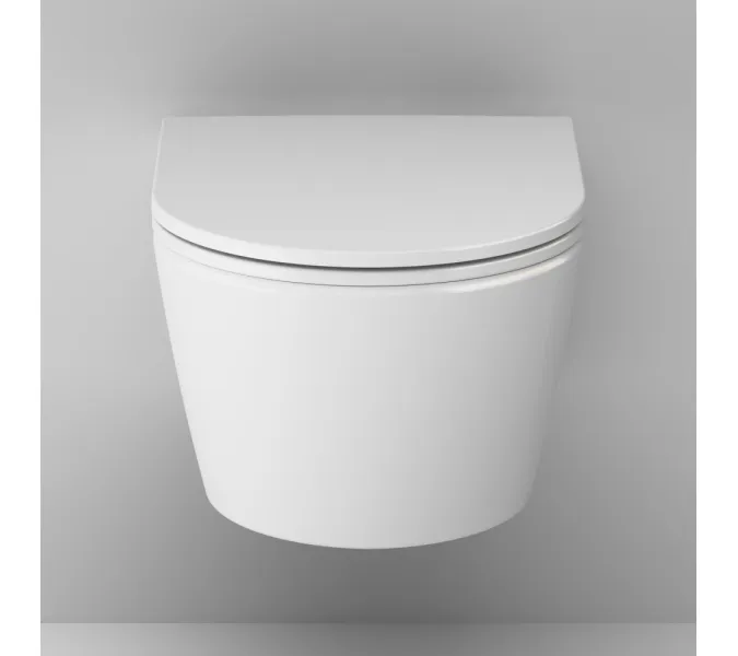 Унитаз подвесной AM.PM Func безободковый с сиденьем микролифт, белый, изображение 7