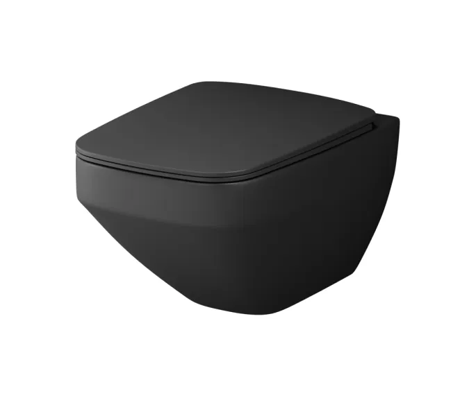 AM.PM Inspire V2.0 подвесной унитаз FlashClean с сиденьем микролифт, черн мат, изображение 2