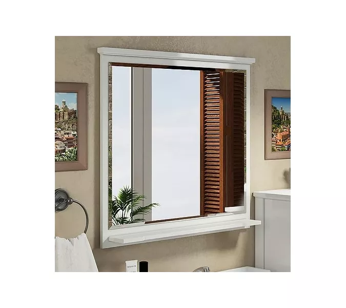 COMFORTY. Зеркало "Тбилиси-70" белый глянец