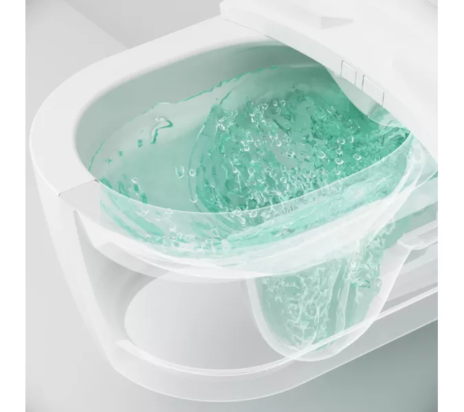 AM.PM  Func подвесной унитаз FlashClean c эл крышкой-биде со скрытой подводкой, изображение 9