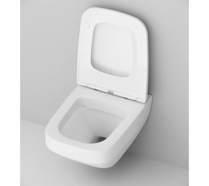 Унитаз подвесной с инсталляцией AM.PM Inspire 2.0 сиденье микролифт, черной сенс. клавишей, изображение 5