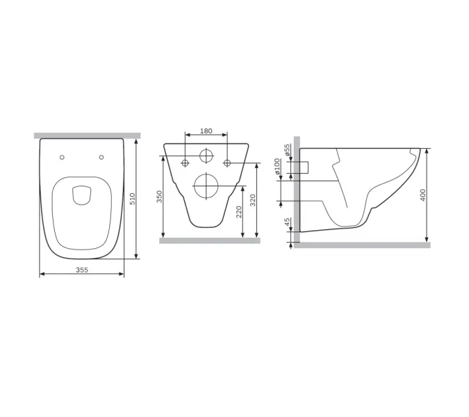 AM.PM X-Joy подвесной унитаз FlashClean с сиденьем микролифт, изображение 12