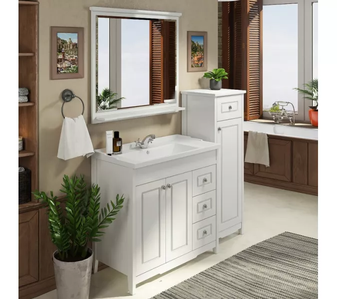 COMFORTY. Зеркало "Тбилиси-70" белый глянец, изображение 2