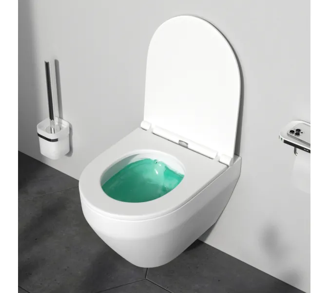 AM.PM Spirit V2.0 подвесной унитаз FlashClean с сиденьем микролифт, бел мат, изображение 3