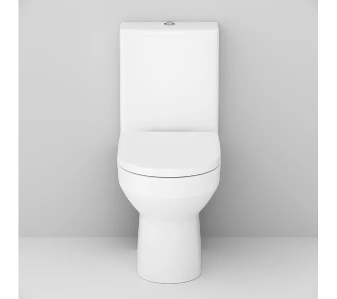 Унитаз напольный AM.PM Spirit 2.0 безободковый с сиденьем микролифт 57WH, белый, изображение 6