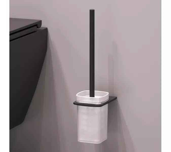 AM.PM Spirit V2.0 набор подвесной унитаз с гиг.душем, черный, изображение 4