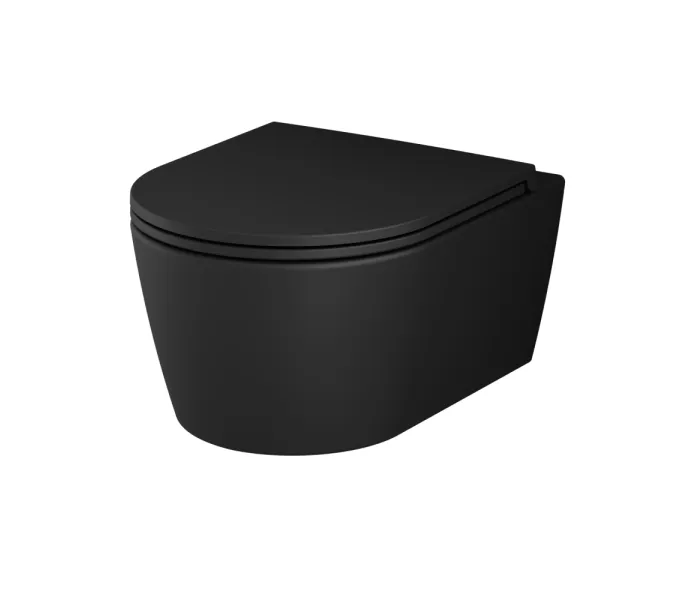 AM.PM Func подвесной унитаз FlashClean с сиденьем микролифт, черн мат