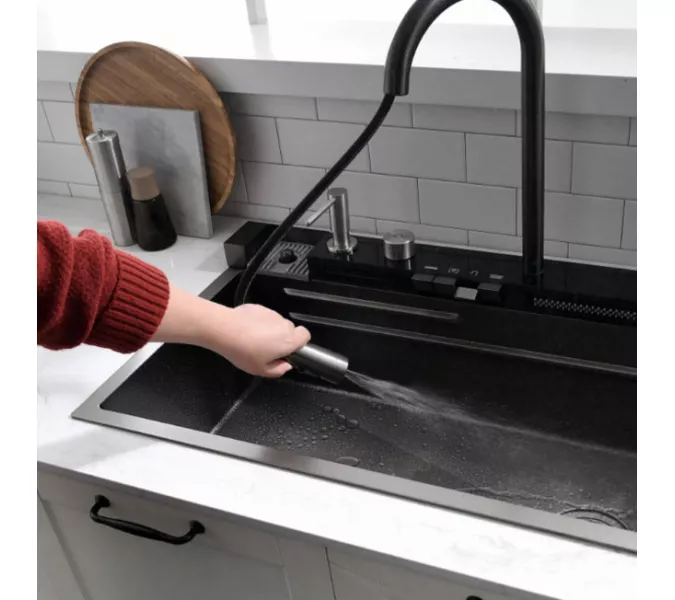 Мойка кухонная ESBANO многофункциональная "CASCADE-5", изображение 5