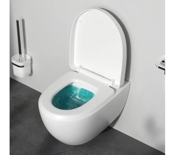 Унитаз подвесной AM.PM Awe C111738WH c сиденьем микролифт, белый, изображение 3